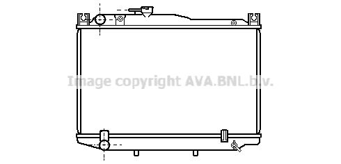 AVA QUALITY COOLING Радиатор, охлаждение двигателя TO2049